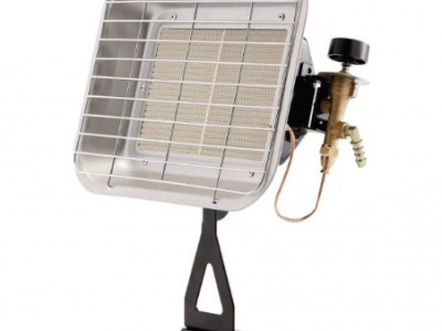 Propane Gas panel heater bottle mounted